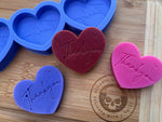 Heart Sample Wax Melt Silicone Mold - Designed with a Twist - Top quality silicone molds made in the UK.