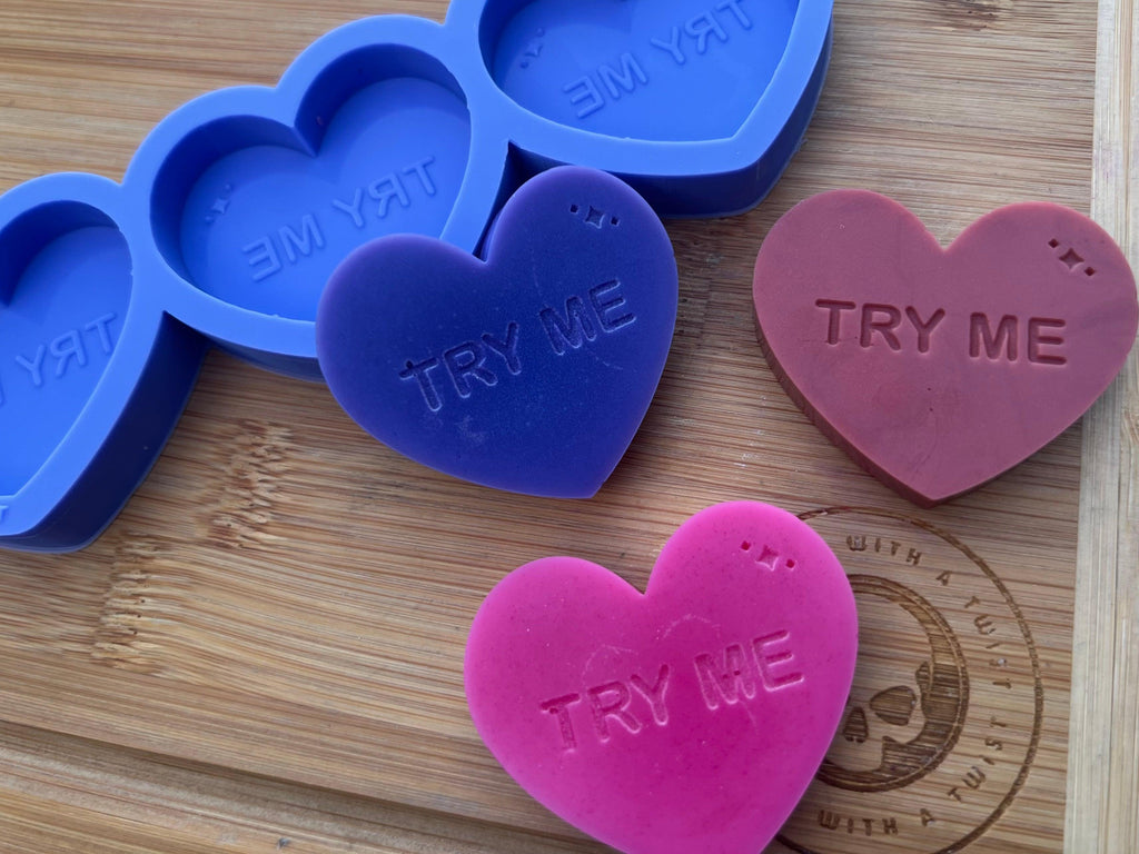 Heart Sample Wax Melt Silicone Mold – Designed with a Twist