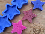 Star Sample Wax Melt Silicone Mold - Designed with a Twist - Top quality silicone molds made in the UK.
