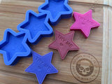 Star Sample Wax Melt Silicone Mold - Designed with a Twist - Top quality silicone molds made in the UK.