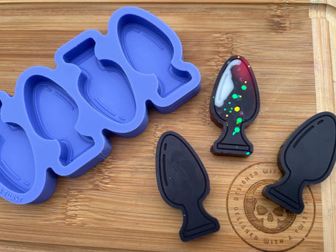 Butt Plug Wax Melt Silicone Mold - Designed with a Twist - Top quality silicone molds made in the UK.