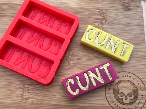 C*NT Wax Melt Silicone Mold - Designed with a Twist - Top quality silicone molds made in the UK.