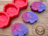 Carnation Flower Wax Melt Silicone Mold - Designed with a Twist - Top quality silicone molds made in the UK.