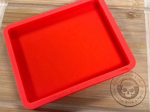 Plain Mini Slab Silicone Mold - Designed with a Twist - Top quality silicone molds made in the UK.