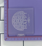 Easter Stamp (Design 4), Easter Fondant/Clay Stamp. - Designed with a Twist - Top quality silicone molds made in the UK.
