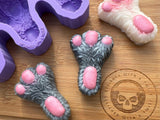 Rabbit Foot Wax Melt Silicone Mold - Designed with a Twist - Top quality silicone molds made in the UK.