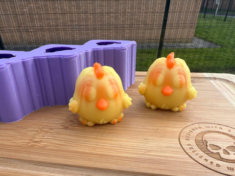Cute Chick Wax Melt Silicone Mold