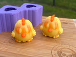 Cute Chick Wax Melt Silicone Mold - Designed with a Twist - Top quality silicone molds made in the UK.