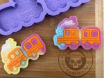 Toy Train Wax Melt Silicone Mold - Designed with a Twist - Top quality silicone molds made in the UK.