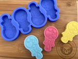 Baby Rattle Wax Melt Silicone Mold - Designed with a Twist - Top quality silicone molds made in the UK.