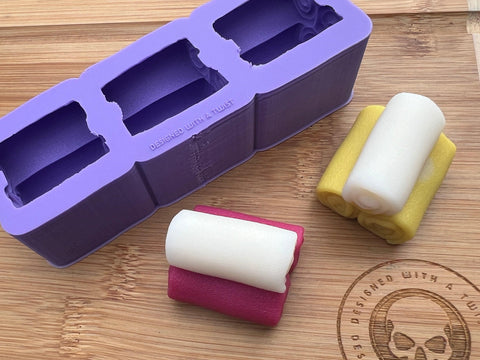 3D Towel Roll Silicone Mold