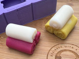 3D Towel Roll Silicone Mold - Designed with a Twist - Top quality silicone molds made in the UK.