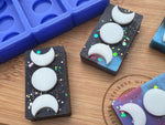 Moonphase Silicone Mold - HoBa Edition - Designed with a Twist - Top quality silicone molds made in the UK.