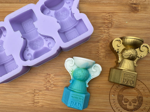 3D Dad Trophy Silicone Mold