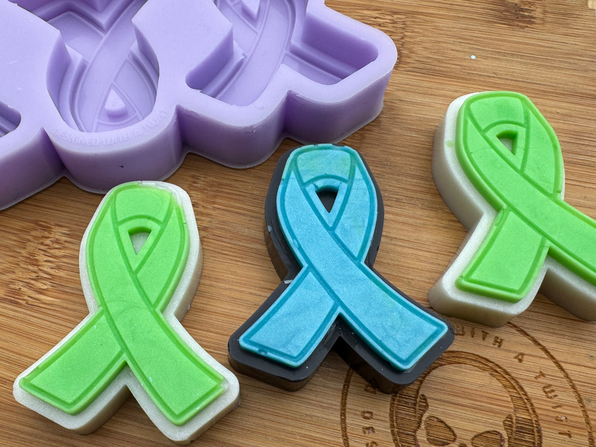 Awareness Ribbon Silicone Mold | Designed with a Twist