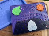 Ouija Board Slab Silicone Mold - Designed with a Twist - Top quality silicone molds made in the UK.