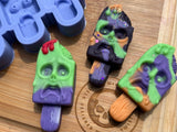 Zombie Lolly Wax Melt Silicone Mold - Designed with a Twist - Top quality silicone molds made in the UK.