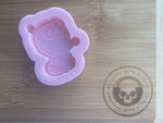 Voodoo Doll Wax Melt Tart Silicone Mold - Designed with a Twist  - Top quality silicone molds made in the UK.