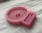 Santa Button Silicone Mold - Designed with a Twist  - Top quality silicone molds made in the UK.