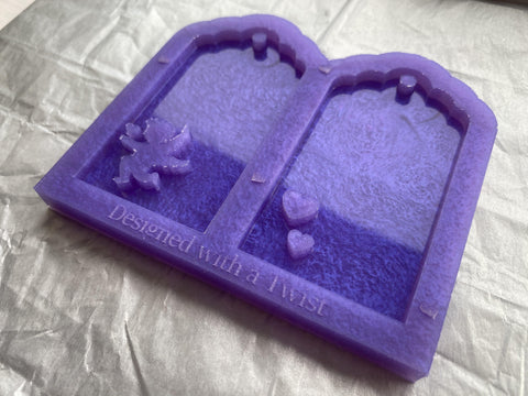 Valentines Gift Tag Silicone Mold - Designed with a Twist  - Top quality silicone molds made in the UK.