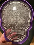Sugar Skull Tray Silicone Mold - Designed with a Twist  - Top quality silicone molds made in the UK.
