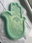 Hamsa Hand Wall Hanging Silicone Mold - Designed with a Twist  - Top quality silicone molds made in the UK.