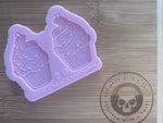 Kraken Cupcake Earring Silicone Mold - Designed with a Twist  - Top quality silicone molds made in the UK.
