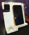 Large Multi Function Phone Stand - Designed with a Twist  - Top quality silicone molds made in the UK.