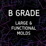 B GRADE LARGE/FUNCTIONAL MOLDS - Designed with a Twist  - Top quality silicone molds made in the UK.