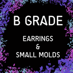 B GRADE EARRING/SMALL MOLDS - Designed with a Twist  - Top quality silicone molds made in the UK.
