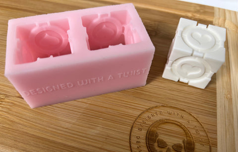 Companion Cube Silicone Mold - Designed with a Twist  - Top quality silicone molds made in the UK.