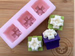 3d Christmas Present Wax Melt Silicone Mold - Designed with a Twist  - Top quality silicone molds made in the UK.