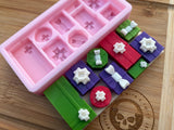 3d Christmas Present Snapbar Silicone Mold - Designed with a Twist  - Top quality silicone molds made in the UK.