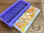 Honeycomb Bee Snapbar Silicone Mold - Designed with a Twist  - Top quality silicone molds made in the UK.