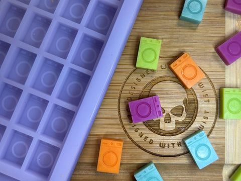 Washing Machine Scrape n Scoop Wax Tray Silicone Mold - Designed with a Twist  - Top quality silicone molds made in the UK.