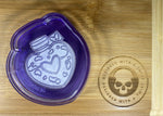 Love Potion Grippy Silicone Mold - Designed with a Twist  - Top quality silicone molds made in the UK.