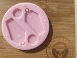 Coffin Ouija Board Earring Silicone Mold - Designed with a Twist  - Top quality silicone molds made in the UK.