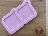 Floppy Disk Earring Silicone Mold - Designed with a Twist  - Top quality silicone molds made in the UK.