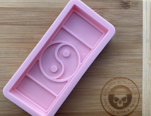 Yin & Yang Snapbar Silicone Mold - Designed with a Twist  - Top quality silicone molds made in the UK.