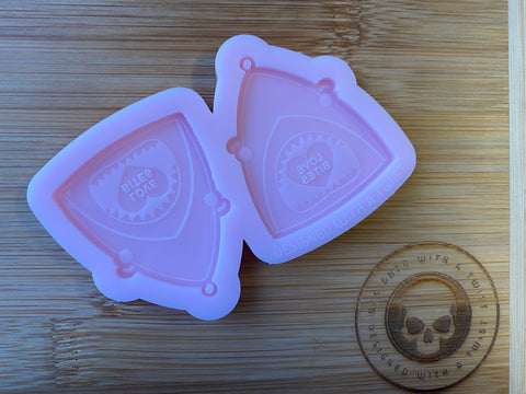 Love Bites Earring Silicone Mold - Designed with a Twist  - Top quality silicone molds made in the UK.