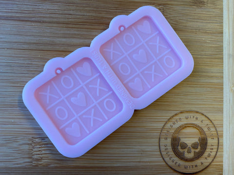 Tic Tac Toe Earring Silicone Mold - Designed with a Twist  - Top quality silicone molds made in the UK.