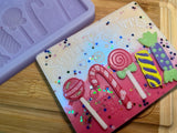 Sweet Shoppe Slab Silicone Mold - Designed with a Twist - Top quality silicone molds made in the UK.