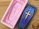 3d Coffin Snapbar Silicone Mold - Designed with a Twist  - Top quality silicone molds made in the UK.