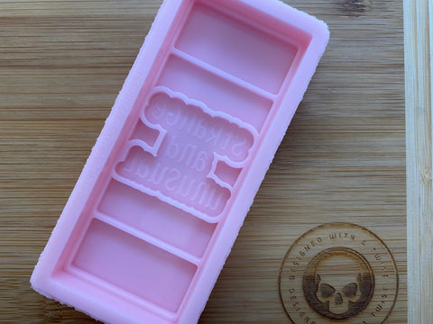 Strange and Unusual Snapbar Silicone Mold - Designed with a Twist  - Top quality silicone molds made in the UK.