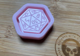 D20 Shaker Silicone Mold - Designed with a Twist  - Top quality silicone molds made in the UK.