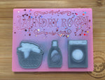 Laundry Room Slab Silicone Mold - Designed with a Twist - Top quality silicone molds made in the UK.