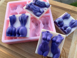 Turning Goddess Torso Mini Snapbar Silicone Mold - Designed with a Twist  - Top quality silicone molds made in the UK.