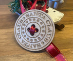 Wooden Santa’s Button - Designed with a Twist  - Top quality silicone molds made in the UK.