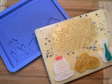 Wedding Slab Silicone Mold - Designed with a Twist - Top quality silicone molds made in the UK.