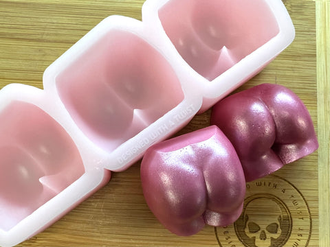 Booty Wax Melt Silicone Mold - Designed with a Twist  - Top quality silicone molds made in the UK.